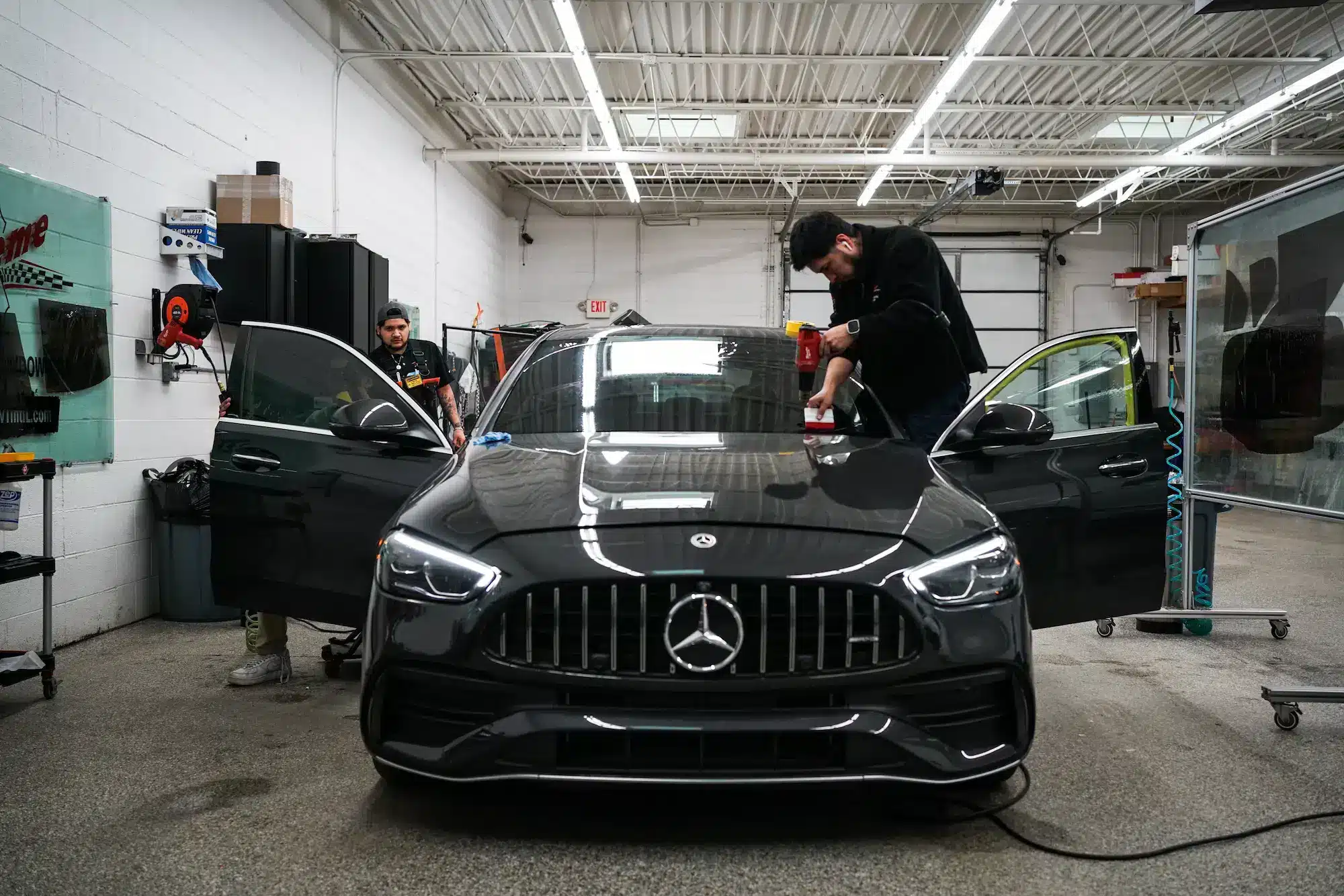 Mercedes Paint Protection and Window Tinting near Addison